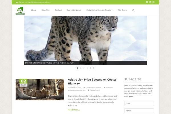 Cenote theme site design template sample