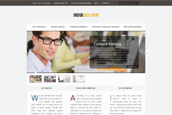 Aggregate theme site design template sample