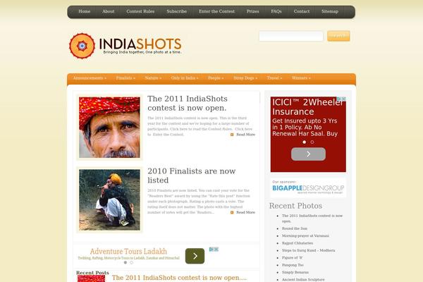EarthlyTouch theme site design template sample