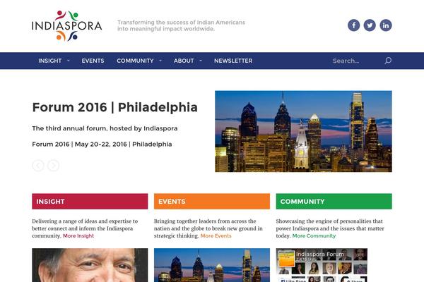 indiaspora.org site used Blacktie