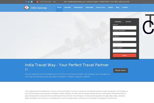Tour Package v1.01 theme site design template sample