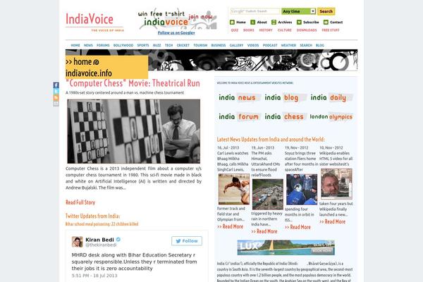 indiavoice.info site used Blogvi
