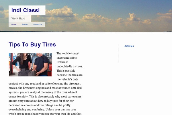 indiclassi.com site used Adam's Razor