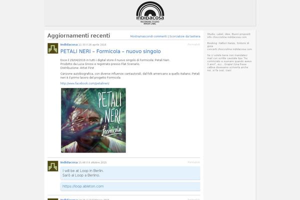 P2 theme site design template sample