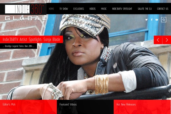 Music theme site design template sample