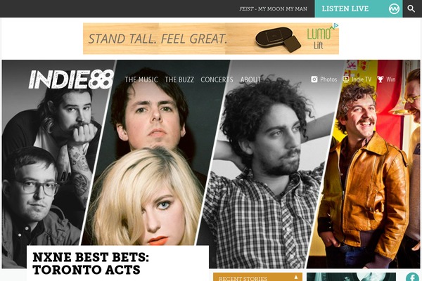 indie88.com site used Newspaper2