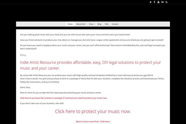 Site using Inline Tweet Sharer plugin