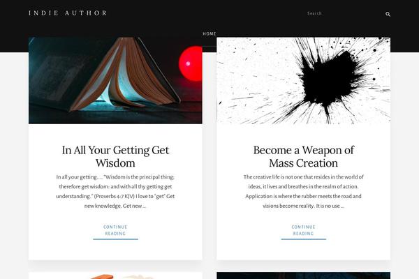 Site using MyBookTable Bookstore by Author Media plugin