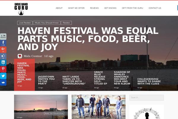Site using Bluwidgets plugin