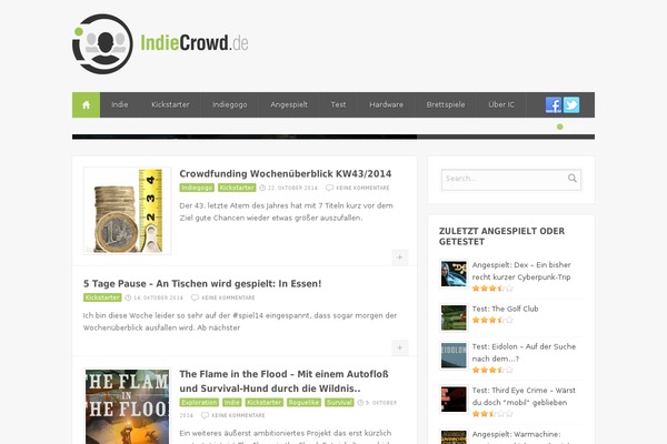 indiecrowd.de site used Compasso