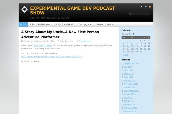 Gear theme site design template sample