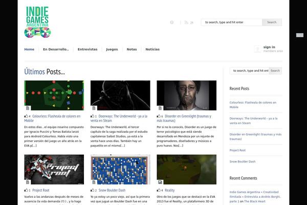 Serpent theme site design template sample