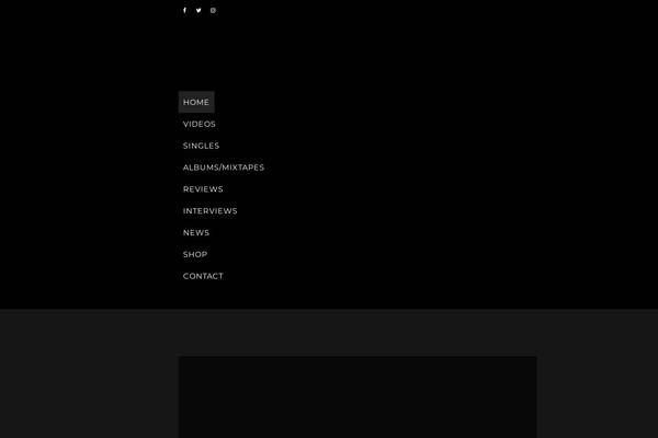indiehiphop.com site used 15Zine