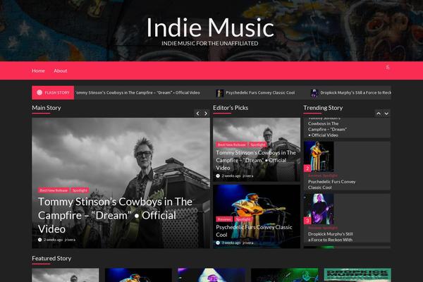 Newsback theme site design template sample