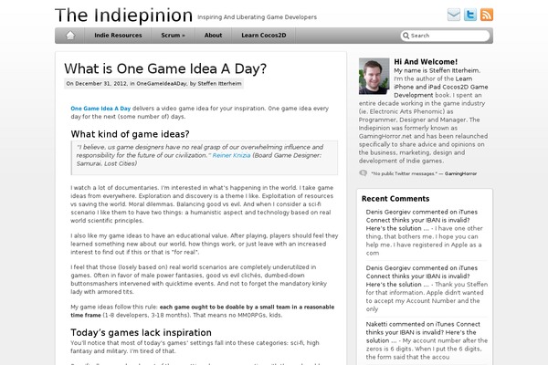 Iblogpro theme site design template sample