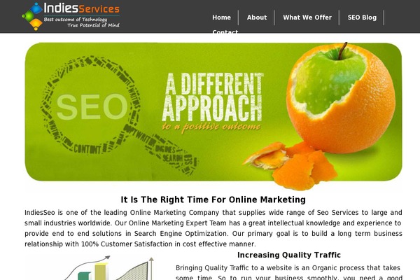 indiesseo.com site used Twenty Thirteen