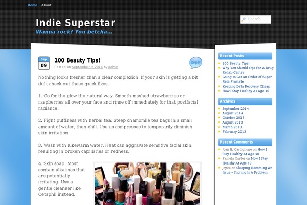 Sonar theme site design template sample