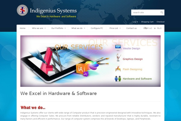 Abundance theme site design template sample