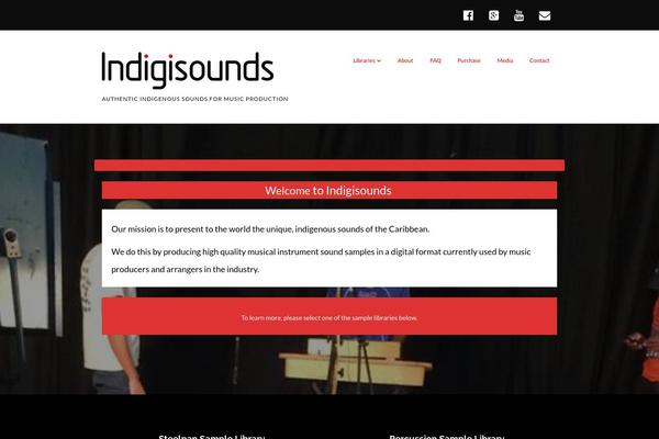 indigisounds.com site used Make