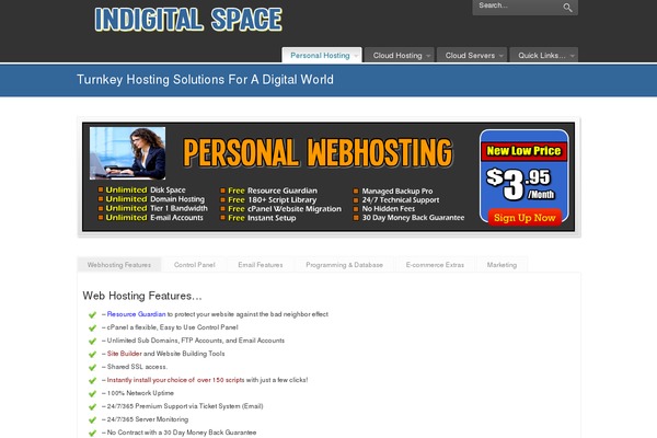PureVISION theme site design template sample