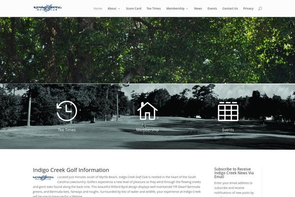 Divi theme site design template sample