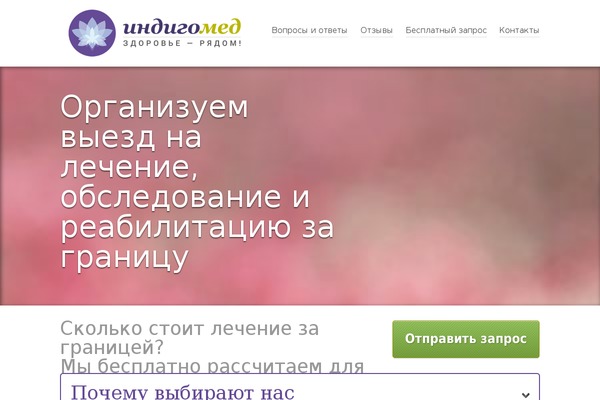 indigomed.ru site used Vertex