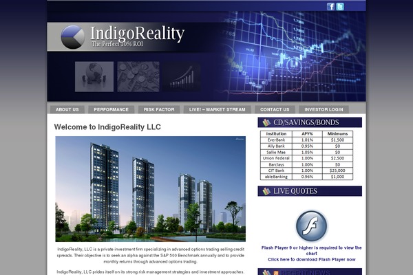 Finance theme site design template sample