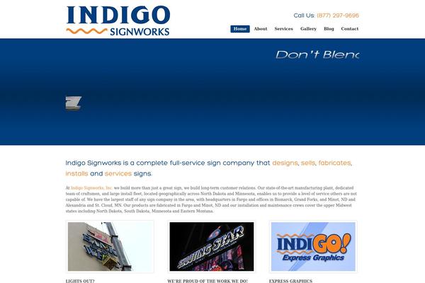 Promotion theme site design template sample
