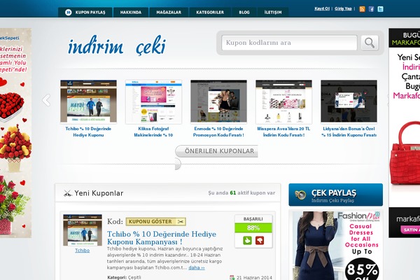 Clipper theme site design template sample
