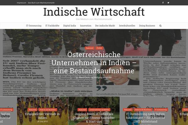 Daily Headlines theme site design template sample