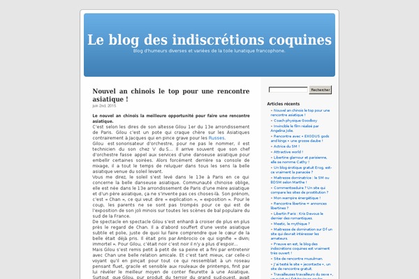 indiscretioncoquine.com site used Simpleasy