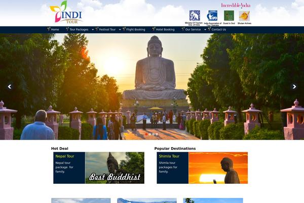 Enlightenment theme site design template sample