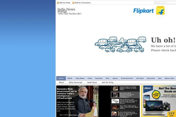NewsPro theme site design template sample
