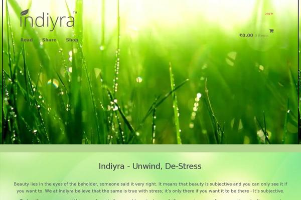 Storefront theme site design template sample