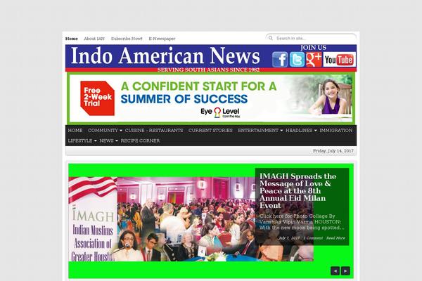 City Desk theme site design template sample