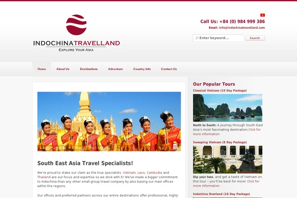 City Guide theme site design template sample