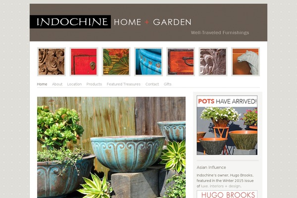 Vanilla theme site design template sample