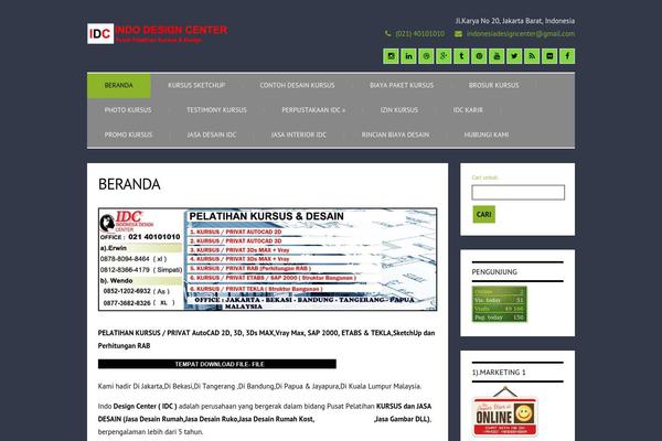 Simpleo theme site design template sample