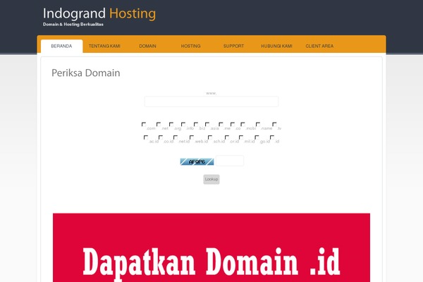 myHosting theme site design template sample