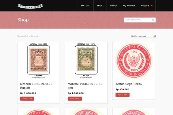 Site using Plugin-ongkos-kirim plugin
