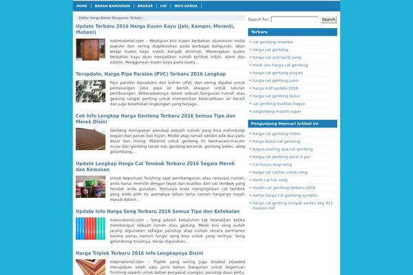 indomaterial.com site used Indo