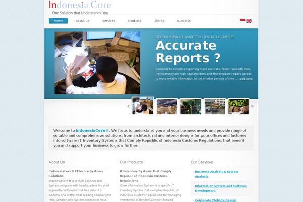 Corporate Plus theme site design template sample