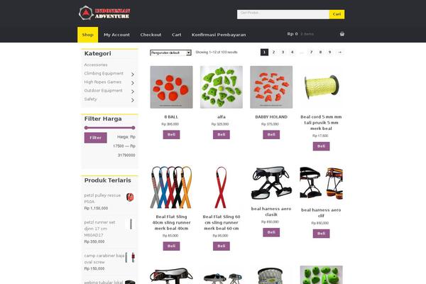 Site using Storefront-designer plugin