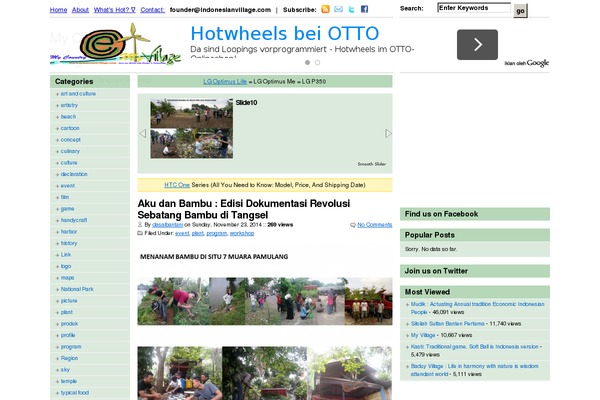 indonesianvillage.com site used Wpg-basic