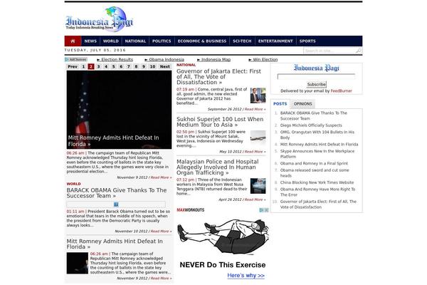 Transcript theme site design template sample