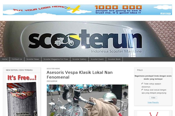 Magazine Basic theme site design template sample