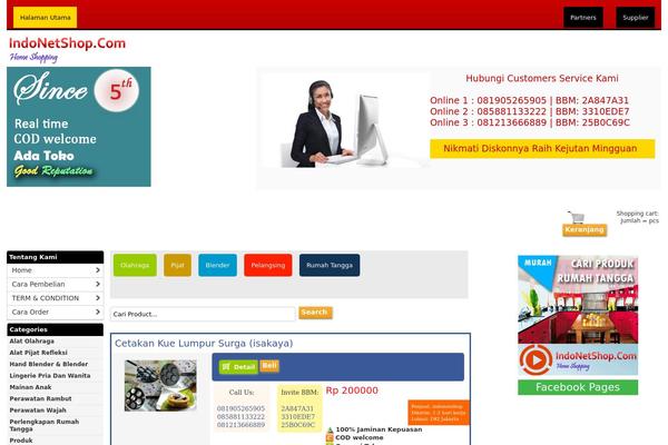 Site using cformsII - contact form plugin