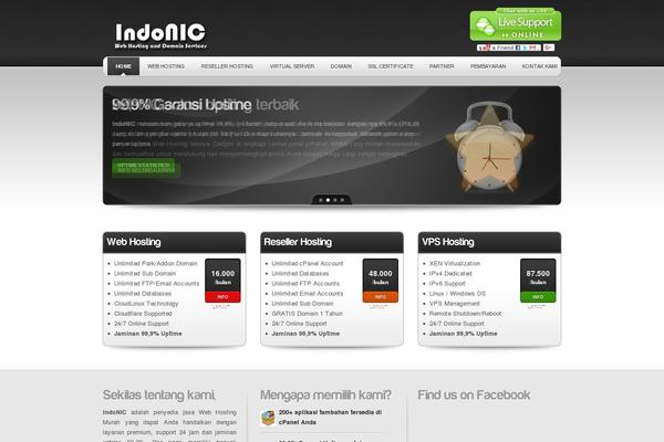Phenomenon theme site design template sample