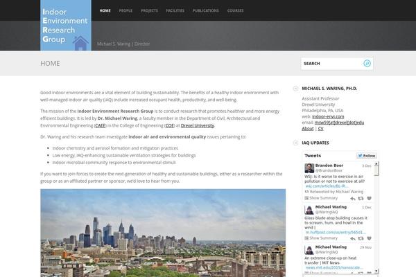 Fizz theme site design template sample