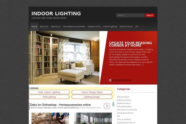 Monaco theme site design template sample